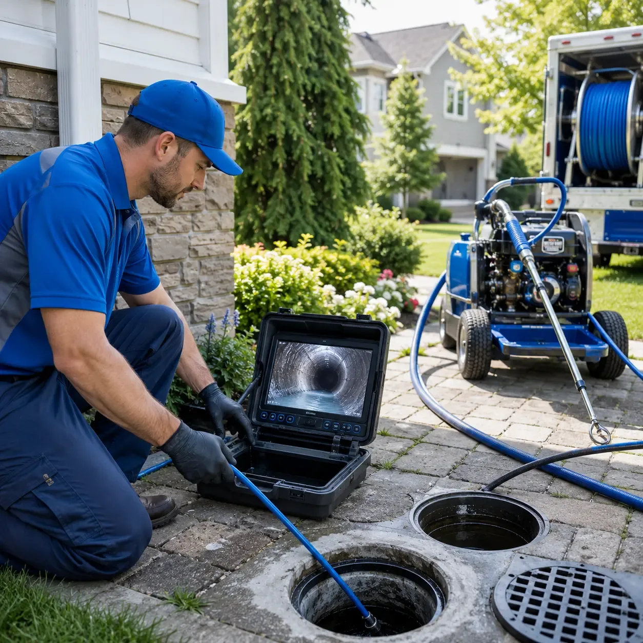 Outdoor drain cleaning professionals serving Cunningham, TN